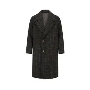 [앤드지] 트위드 세미루즈 더블 코트_BZC4CB1102