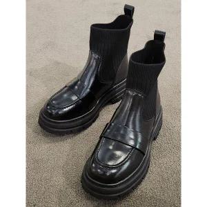 갤러리아 [센터시티] 고세 클래식 롭 니트 워커부츠 OZA4F052 블랙