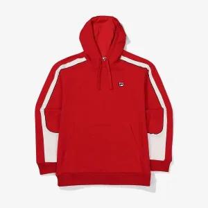 [FILA]  F-박스 컬렉션 라인 배색 후드티 (FS2POF3394X_RED) (FS2POF3394X_RED)