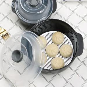 국내생산 전자레인지 찜기 라면 만두 고구마 계란찜기 전자렌지 용기