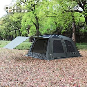 아웃코스 아헨2 텐트 블랙코팅 루프 적용 거실형 텐트