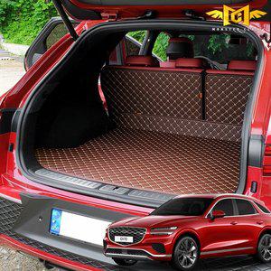 [몬스터클래스]제네시스 GV70 페이스리프트 트렁크매트 가죽 퀼팅 차박 매트 용품