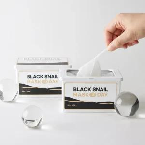 리르 블랙 스네일 마스크 30day - 뽑아쓰는 1일1팩 대용량 비건 마스크 시트