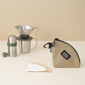 하리오 v60 커피 필터 케이스 베이지 vcfc-02-bg-k