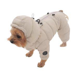 강아지 올인원 패딩 겨울옷 하네스 방한복 애견 자켓