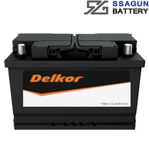 트랙스 자동차배터리 델코 DIN60HL