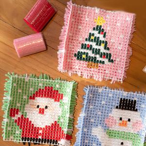 크리스마스 스킬자수 세트 만들기 3종