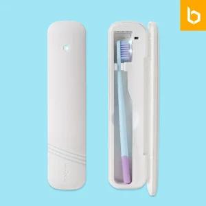 유즈비 크리미 UVC LED 휴대용 칫솔살균기 위생 청정 간편한사용 칫솔케이스