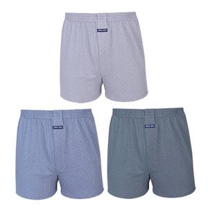 [TRY]남성 퍼스트트렁크유색H3매 사각팬티 니트면100 신축성