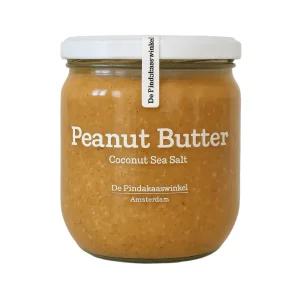 더핀더가스빈컬 100% 무첨가 크런치 땅콩버터 잼 - 코코넛 바다소금 380g, 1개