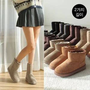 [바닐라슈][초특가] 바닐라슈 코코모 숏미들 탄력창 베이직 어그부츠(3cm)