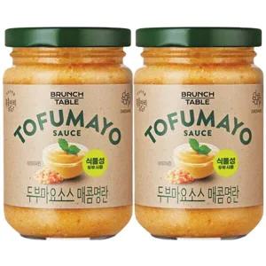 두부마요 매콤명란 소스 190gx2개
