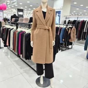 [조이너스]여성  정장 24신상 알파카 A라인 롱 겨울코트 브랜드JDW0WCH0210_US