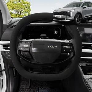 더뉴 스포티지 NQ5 페이스리프트 핸들커버 무타공 논슬립 사각 쌍 D컷 운전대 카바