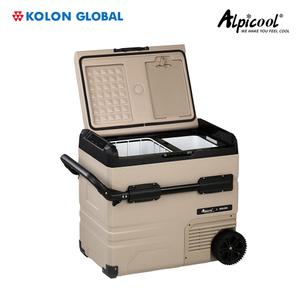 [코오롱 공식판매] 알피쿨 X55 샌드베이지 차량용냉장고 캠핑냉장고 코오롱수입 정식A/S 베이지 휴대용 이동식 차박