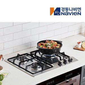 [나비엔 매직]경동나비엔 빌트인 3구 가스렌지 쿡탑 가스레인지 560x440(2103)