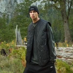 플루크 오버핏 퀼팅 베스트 FVT203