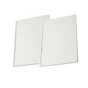 MUJI 무지 루즈리프 B5 5mm 방안 모눈 26홀 100매x2개 바인더 속지 45500
