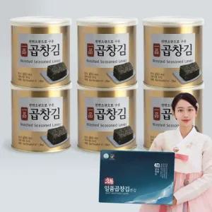 10+1 축복 곱창김 6캔세트 캔김 김선물세트 명절선물 설선물 추석선물