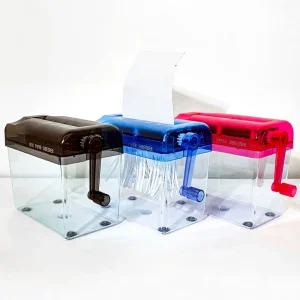 히든템 가정용 종이 문서 파쇄기 세절기 세단기 A6문서세단기 가정용파쇄기