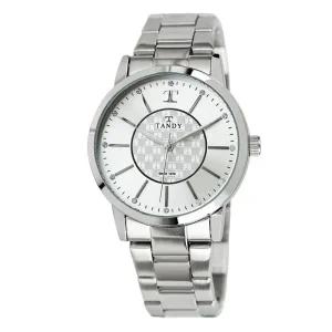 [롯데백화점]탠디 시그니쳐 럭셔리 메탈 (오스트리아 스톤 식입) T-3915 실버 남자손목시계