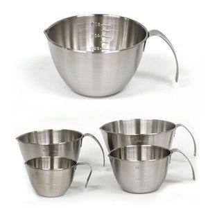 [기타]SUS QIHVNKCN 304 스텐 손잡이 계량컵 믹싱컵 계량볼 250ml 1호