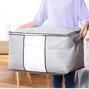 [기타]이불가방 NWJTLRJL 대형 부직포 지퍼 옷보관함 1+1