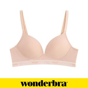 [Wonderbra]원더브라  스포츠 아웃밴드 노와이어 브라 베이지 WBWBR4M23A