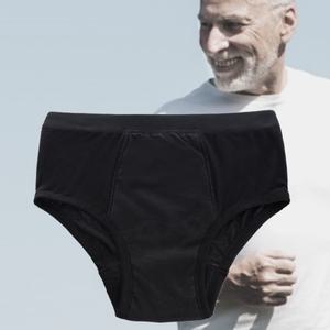 남성 요실금 팬티 남자 방수 삼각 패드 노인 어른 할아버지 팬티 M-XXL