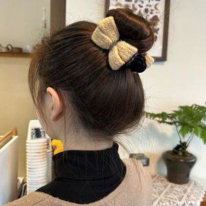 [오너클랜]리본 똥머리 여자 집게핀 올림머리