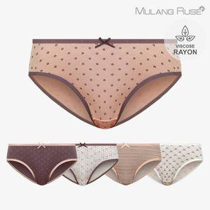 [물랑루즈]노마드 레이온스판 여삼각팬티 여성속옷 5종세트_P329259314