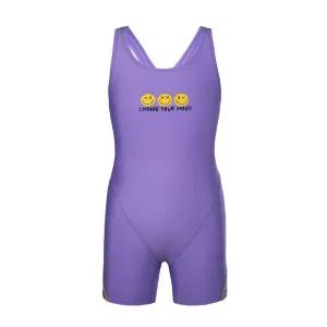 [레노마수영복](하남점) 폴리백  무상증정 여아 스마일 3부 반신수영복 퍼플 RN-GS2D861-PP