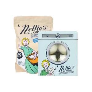 넬리 소다세제 1.5kg + 울드라이어볼x 4 깨끗한 빨래 강력한 세척 순한 세탁세제