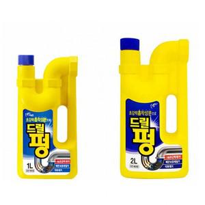 초강력 흡착성분 피죤 드릴펑 1리터 2리터 배구관 뚫어 세척제 악취원인 제거 부식방지제 파이프보호