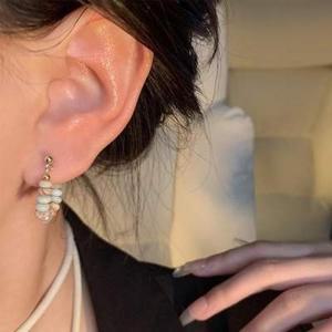 드롭귀걸이 링귀걸이 귀찌 웨딩귀걸이 URS2219323 (3frrQ)