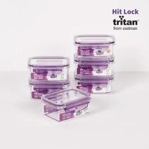 에코센스 히트락 올트라이탄 밀폐용기 직사각 350ml 6개
