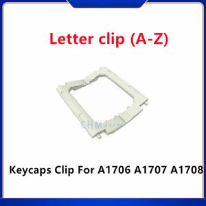 10개 A1706 A1707 A1708 편지 키 캡 경첩 호환 맥북 프로 Retina 13 15 키보드 수리흰색 나비 클립