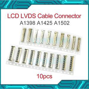 10개 세트 LCD LED LVDS 케이블 커넥터 호환 맥북 ProRetina A1398 A1425 A1502 2012-2015 30 핀