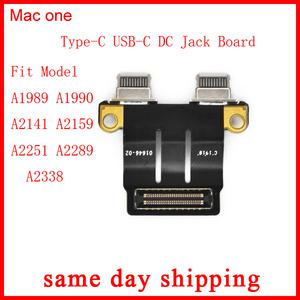호환 맥북 프로 A1989 A1990 A2141 A2159 A2251 A2289 A2338 전원 DC 잭 2016-년용 새 충전 포트 USB-C 커