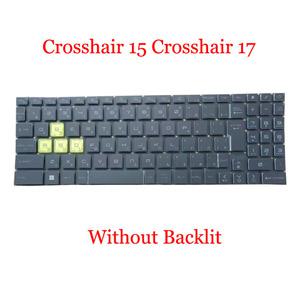 백라이트 키보드 없는 노트북 MSI 크로스헤어 15한정판 17 V203222BJ JP 블랙 프레임 없음