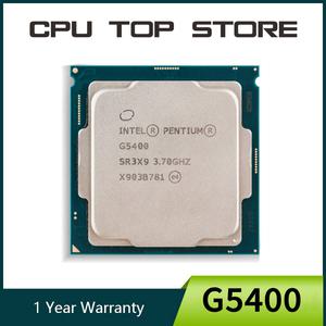 인텔 펜티엄 듀얼 코어 쿼드 스레드 CPU 프로세서 G5400 3.7GHz 4M 54W LGA 1151