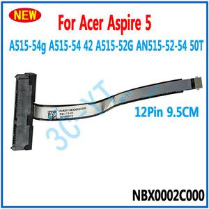1개 세트 노트북 HDD SATA 하드 드라이브 플렉스 케이블 Acer 아스파이어 5 A515-52G AN515-52 An515 A515-