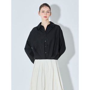 [쉬즈미스]시크한 턱 헴 크롭 셔츠  택가격  198000원 _P387715979