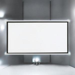 [JHQS9KN6_52BP]벽걸이 빔프로젝터 스크린 (60형) (화이트)