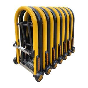 봉마켓 공장게이트 2줄 후문 슬라이딩 대문 출입문 바리케이트 정문 높이 옐로우/블랙 자바라 입구