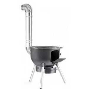 무쇠 주물 난로 나무 무쇠 불멍 사우나 연통 펠렛 1. 43cm + 3코일