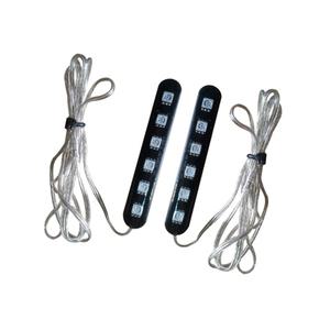 슈퍼싸이키 LED바 6구 블루색상/2개입 파박이 스트로브