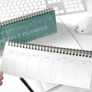 위클리 플래너 주간 스케줄러 다이어리 스터디 일주일 탁상용 만년형 하루 계획표 공부 업무