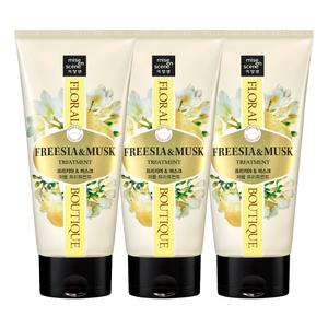 미쟝센 플로럴 부띠끄 퍼퓸 트리트먼트 프리지아앤머스크 300ml, 3개