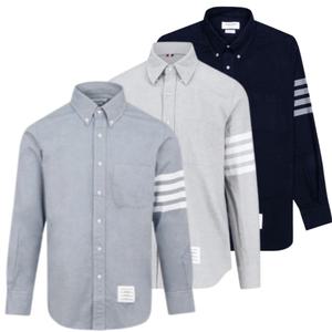 24SS 톰브라운 셔츠 사선 네이비 그레이 블루 mwl